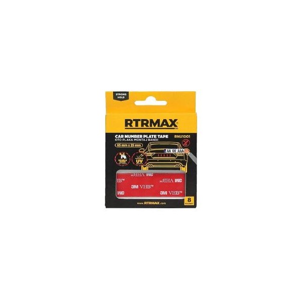 AVTO NİŞANİ ÜÇÜN İKİ TƏRƏFLİ LENT 8 ADET 65MM *2MM
